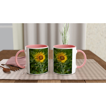 Sunflower Ceramic Mug - Various Colors 