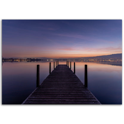 Sonnenaufgang Zugersee - Poster