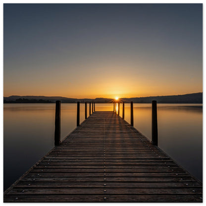 Sunrise on Lake Zug - Premium Poster