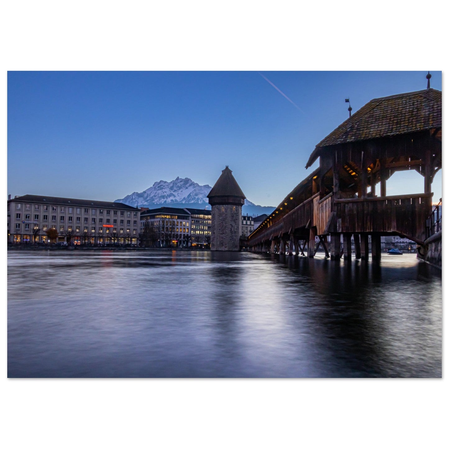 Kapellbrücke Luzern Premium Poster