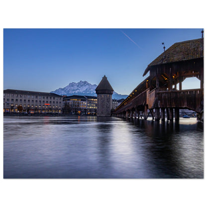 Kapellbrücke Luzern Premium Poster