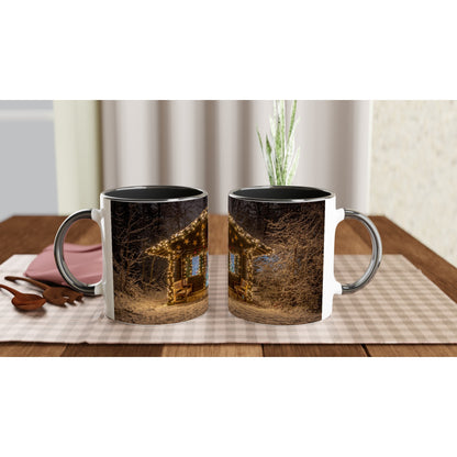 Dreamy Cottage in Advent Ceramic Mug - Various Colors