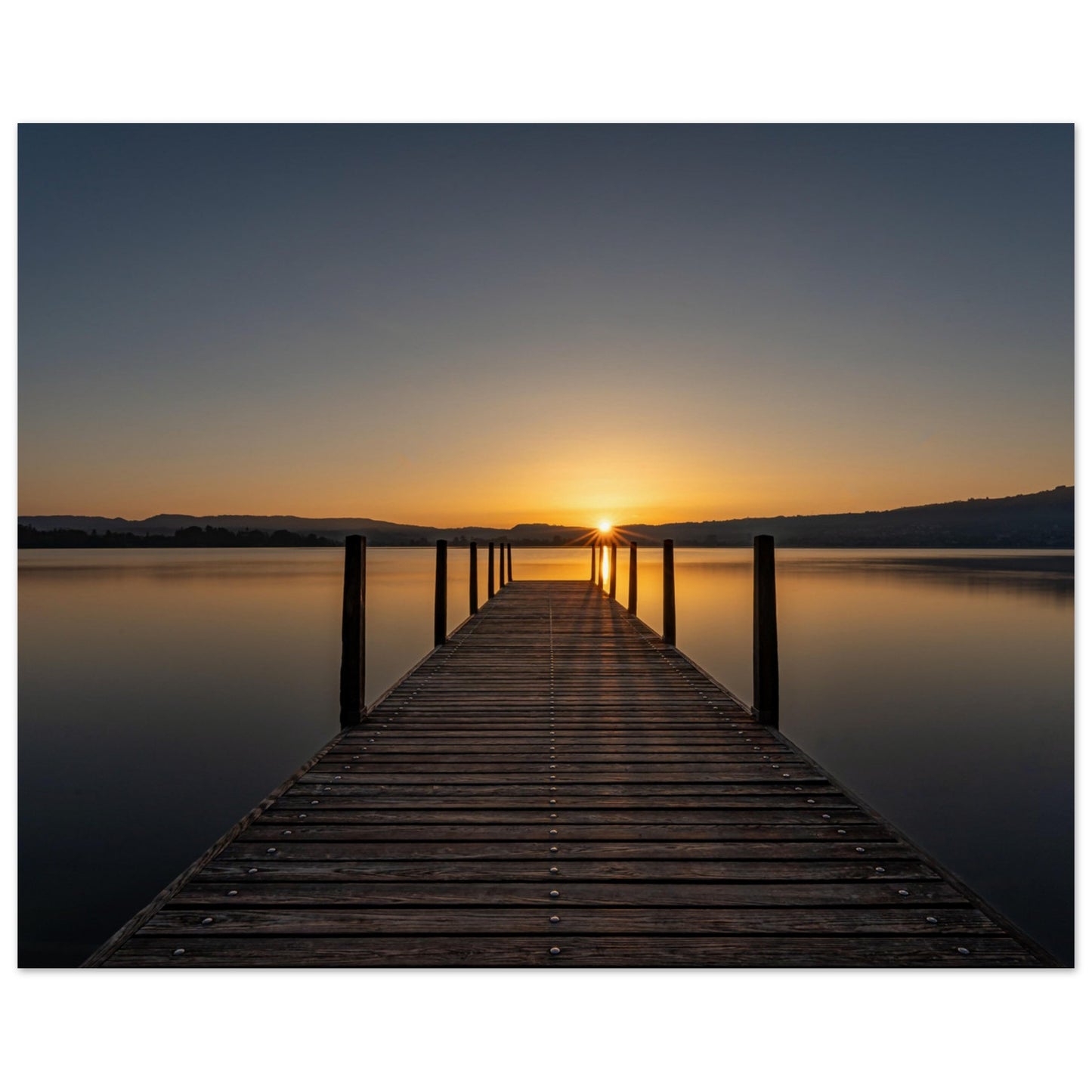 Sunrise on Lake Zug - Premium Poster