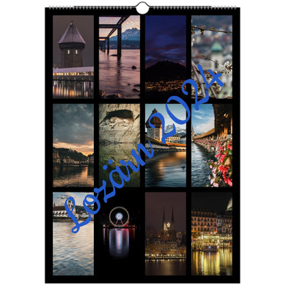 Lucerne wall calendar 2024 (full screen version) – The beauty of Lucerne throughout the year