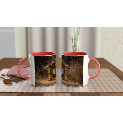 Dreamy Cottage in Advent Ceramic Mug - Various Colors