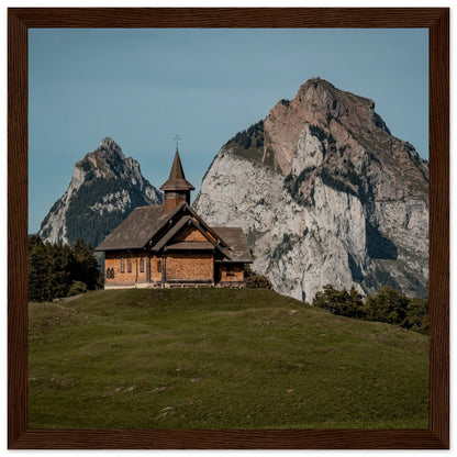 Stooskapelle - Widrol - Poster with wooden frame 