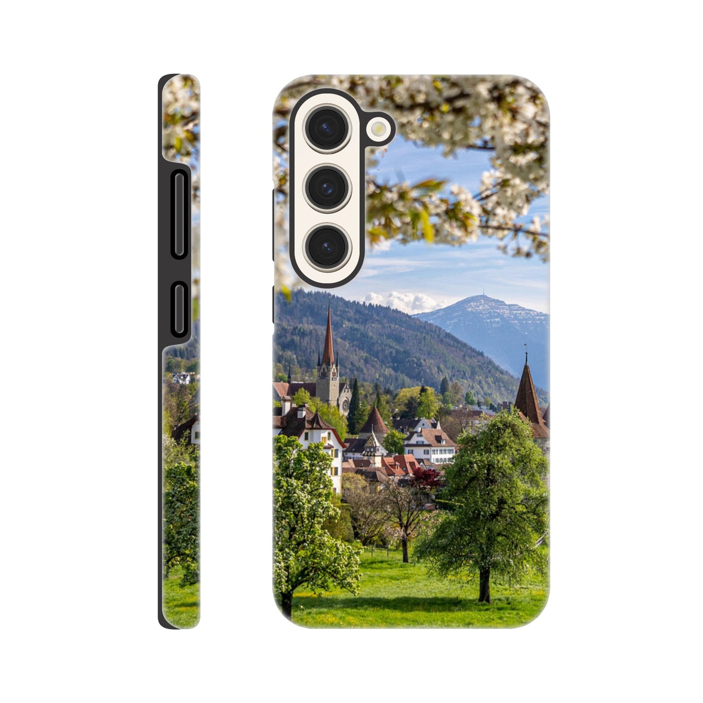 Spring Magic City of Zug – Hard Shell Case Mobile Phone Case (Iphone or Samsung) 
