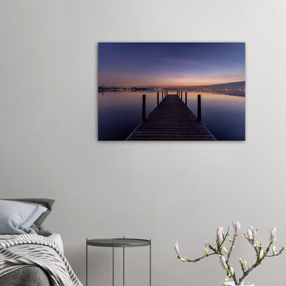 Sunrise Lake Zug - Premium Poster