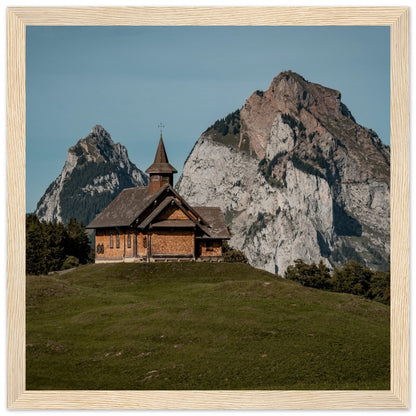 Stooskapelle - Widrol - Poster with wooden frame 