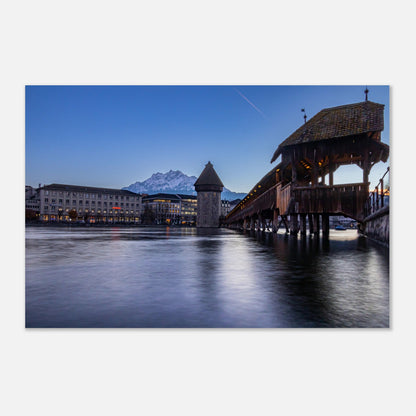 Kapellbrücke Luzern Premium Poster