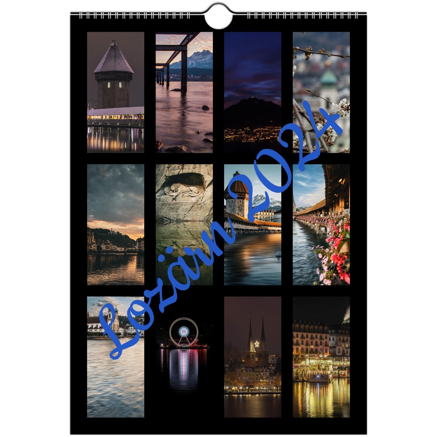 Lucerne wall calendar 2024 (full screen version) – The beauty of Lucerne throughout the year