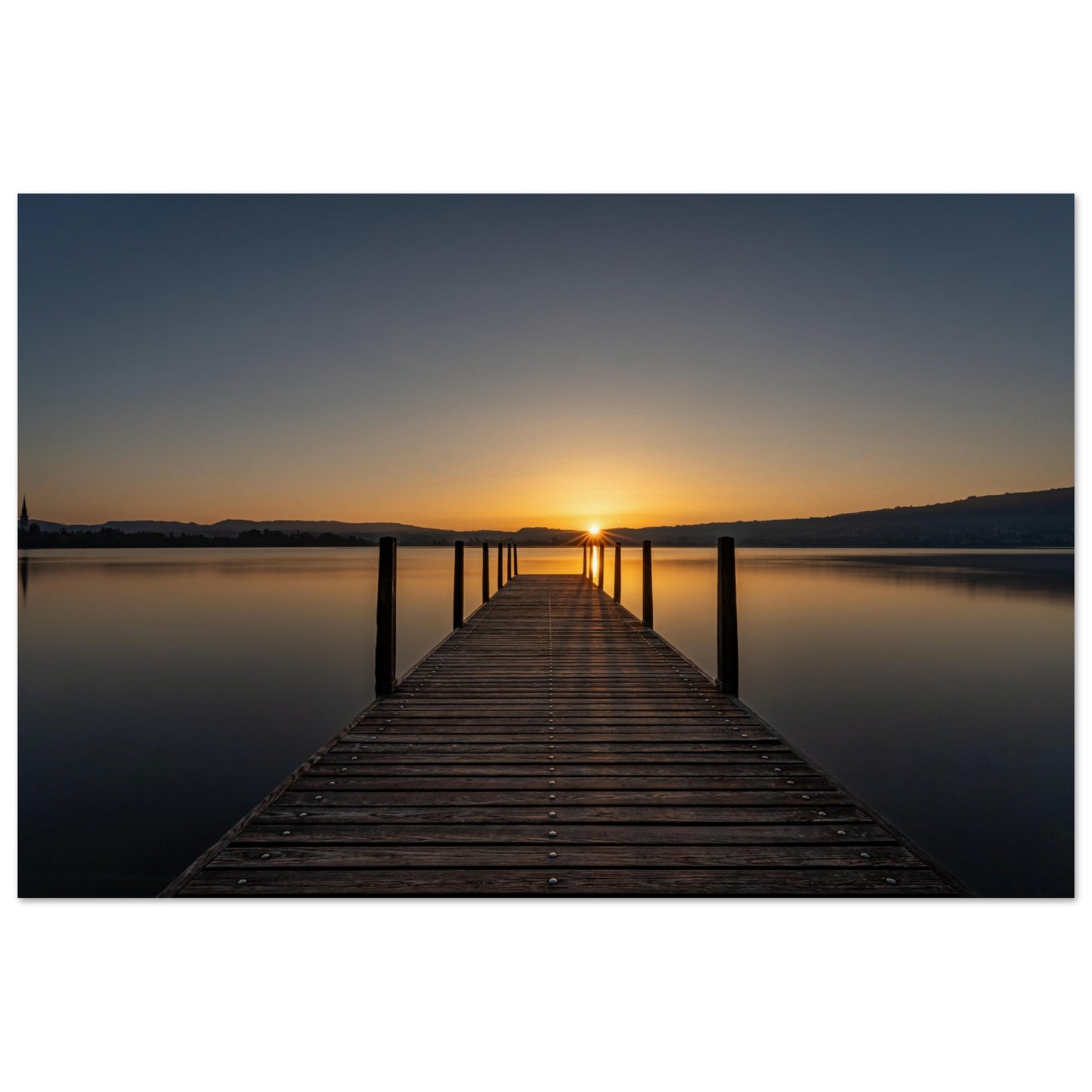 Sunrise on Lake Zug - Premium Poster