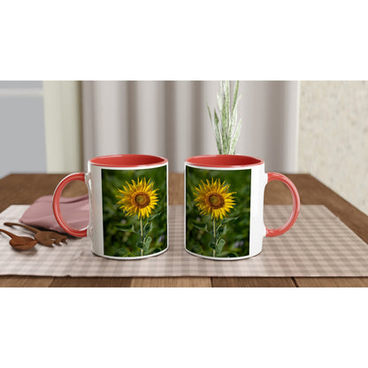 Sunflower Ceramic Mug - Various Colors 