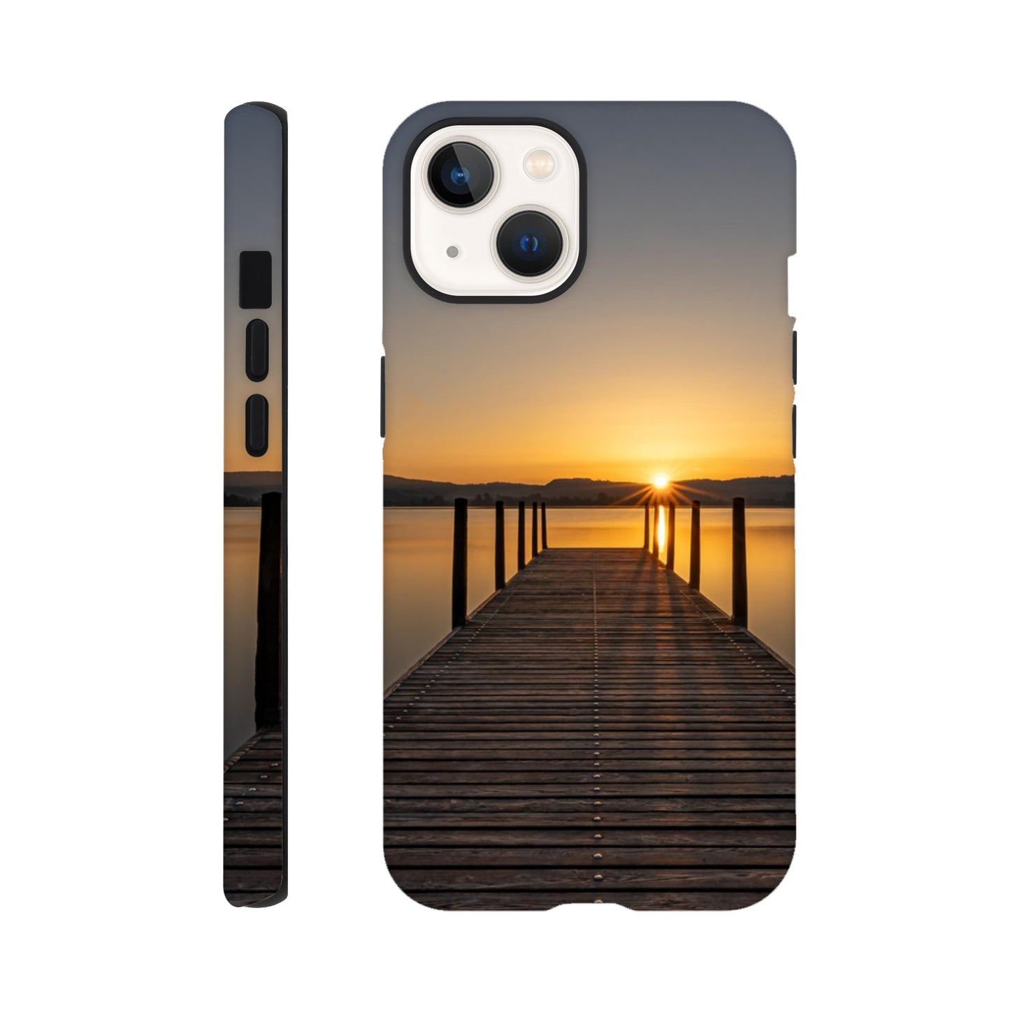 Sunrise on Lake Zug – Hard Shell Case Mobile Phone Case (Iphone or Samsung)