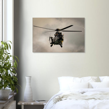 Super Puma Helicopter Canvas Print