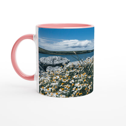 Flower magic on the seashore ceramic mug - various colors 