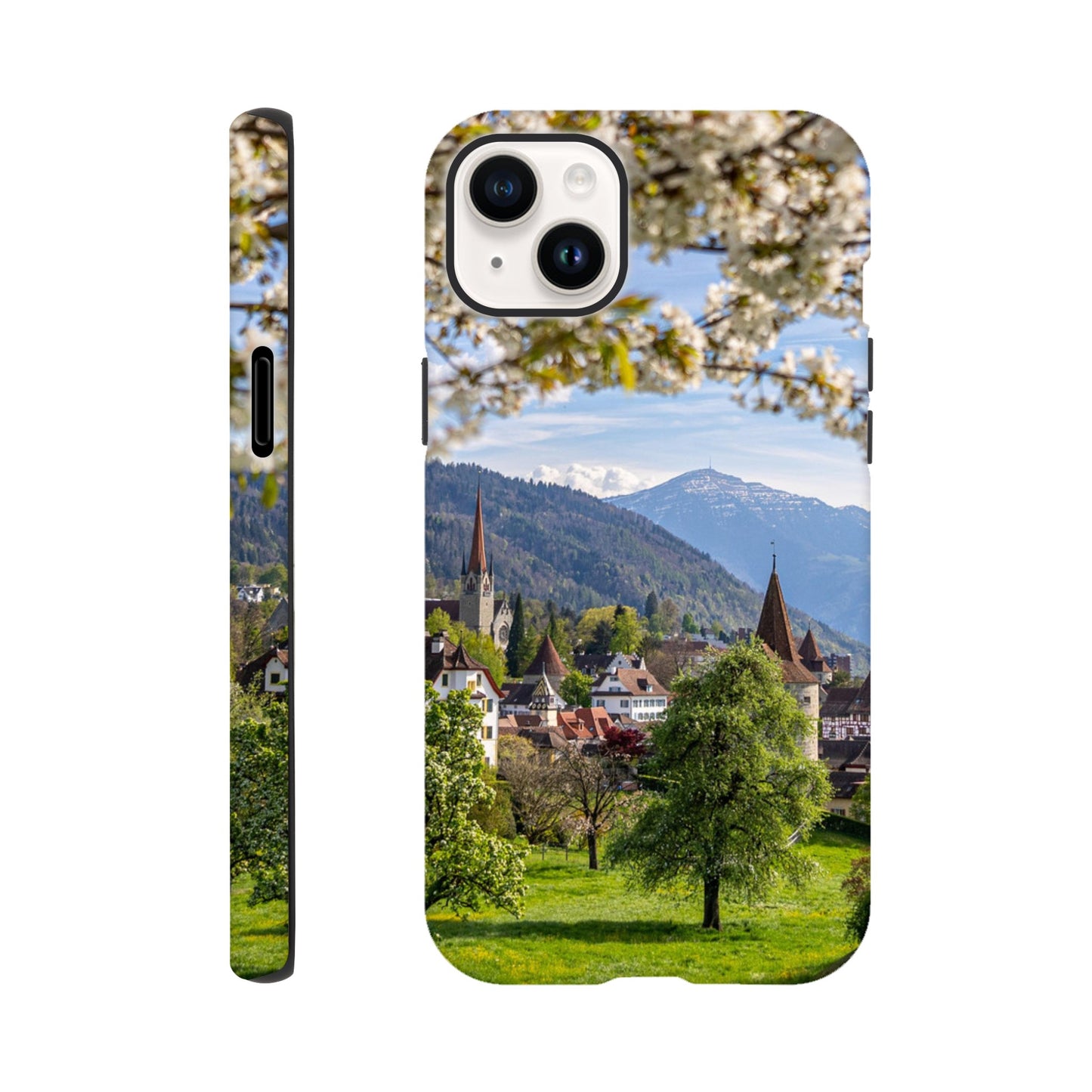 Spring Magic City of Zug – Hard Shell Case Mobile Phone Case (Iphone or Samsung) 