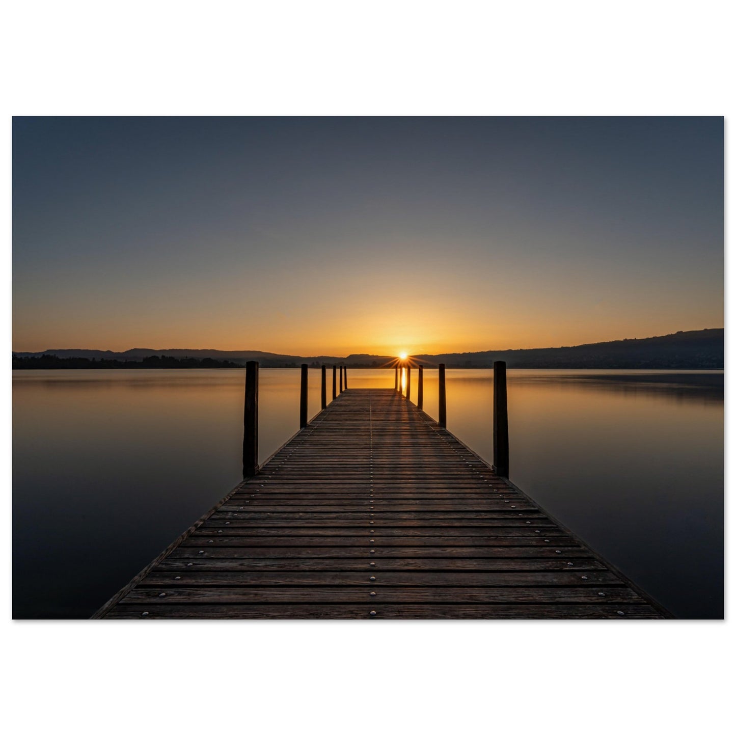 Sunrise on Lake Zug - Premium Poster