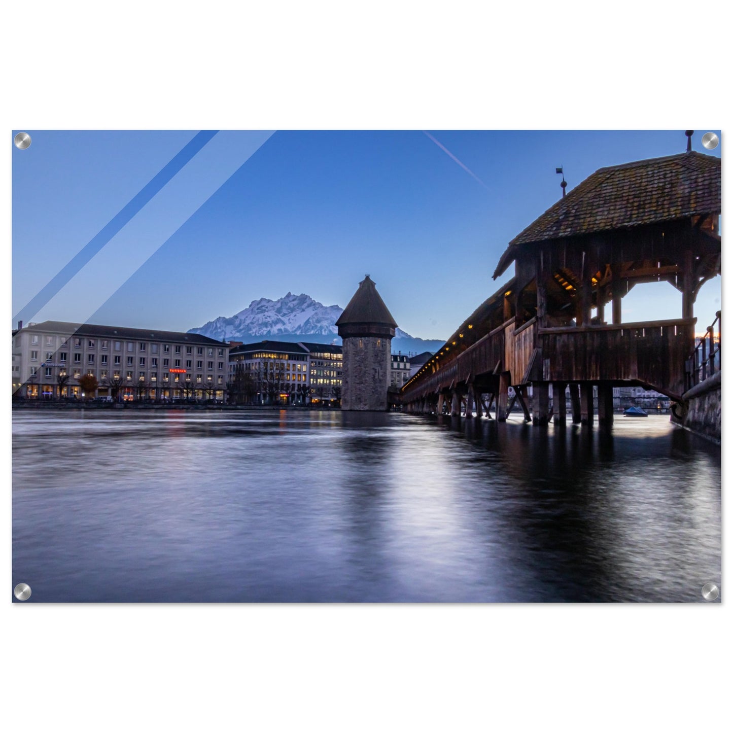 Kapellbrücke Luzern Acrylglas-Druck
