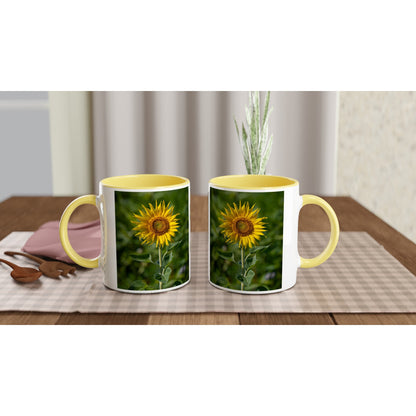 Sunflower Ceramic Mug - Various Colors 