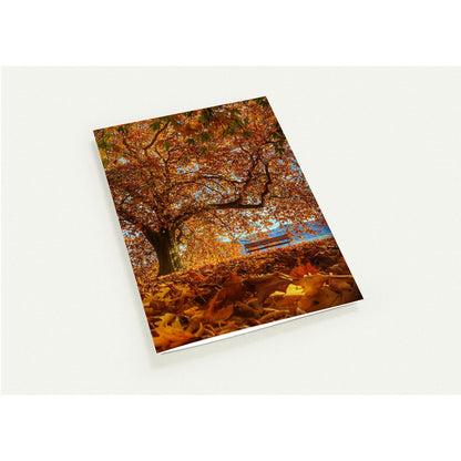 Herbststimmung im Villettepark Klappkarten, Set mit 10 Grusskarten und Umschläge