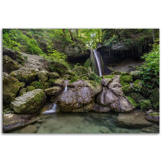 Schwarzenbach Waterfall - Premium Poster