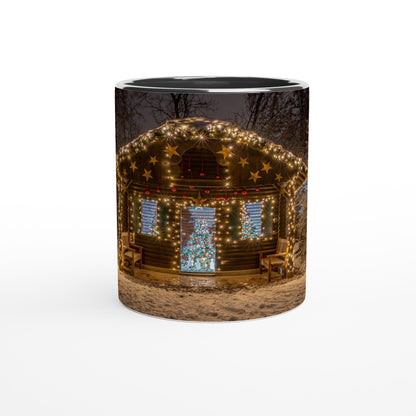 Dreamy Cottage in Advent Ceramic Mug - Various Colors