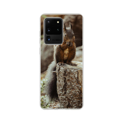 Eichhörnchen im Wald : Flexi-Case Handyhülle für iPhone und Samsung