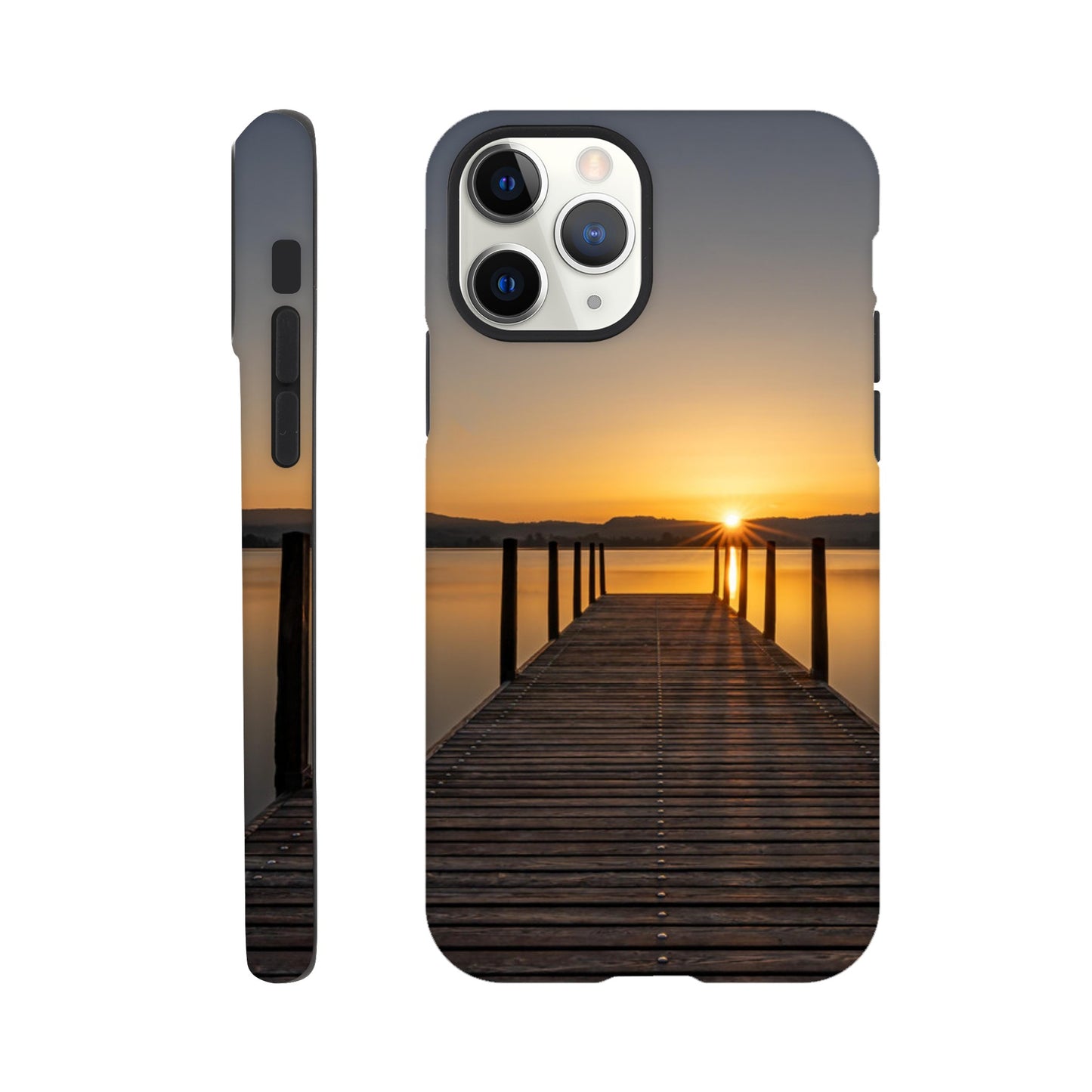 Sunrise on Lake Zug – Hard Shell Case Mobile Phone Case (Iphone or Samsung)