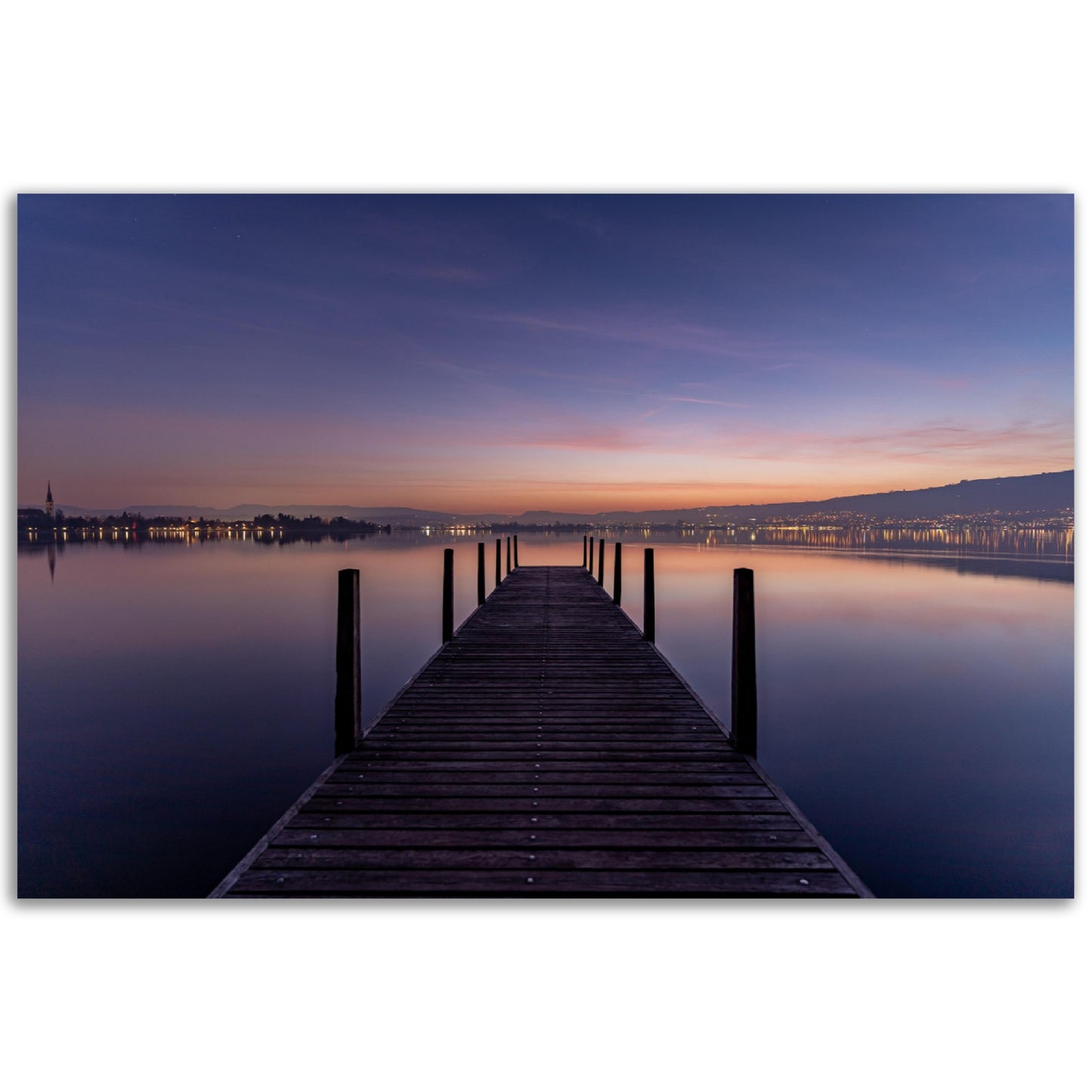 Sonnenaufgang Zugersee - Poster