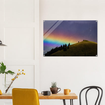 Regenbogen Acrylglasdruck