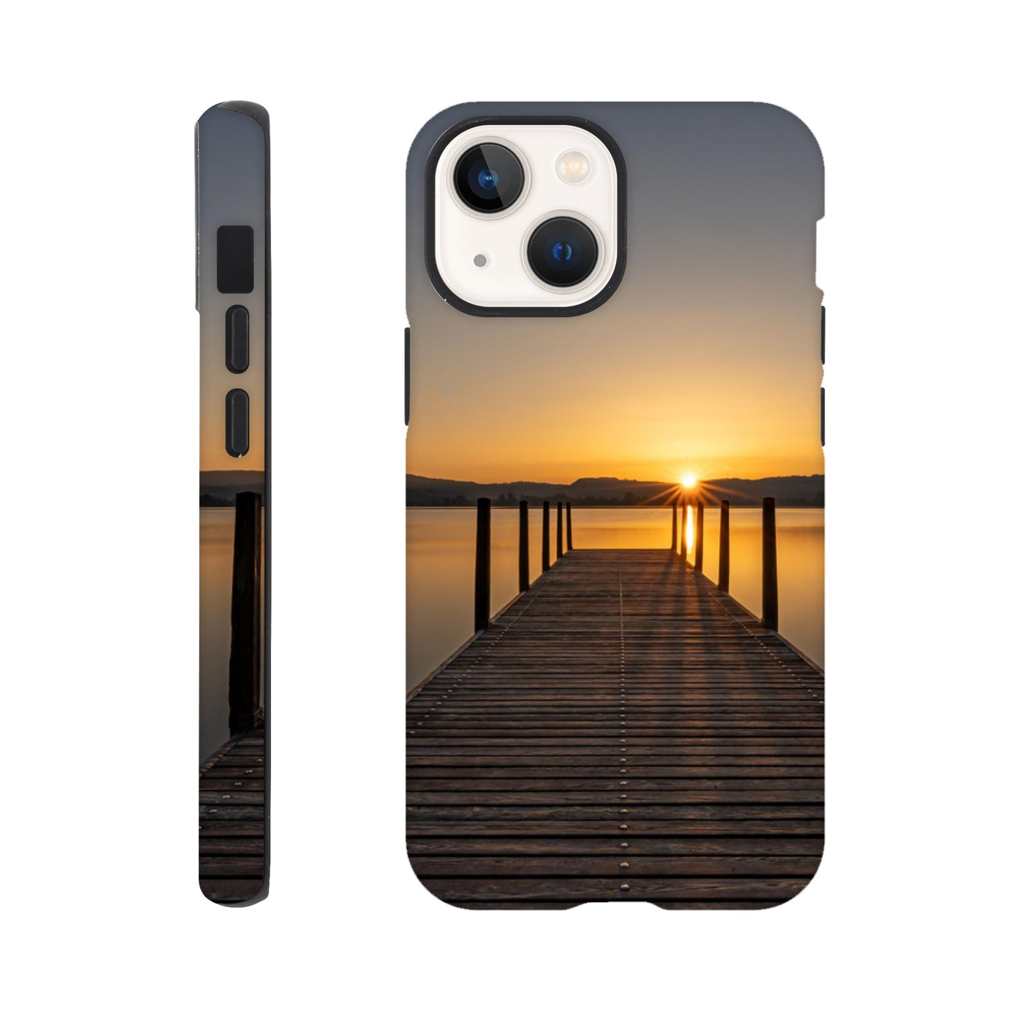 Sunrise on Lake Zug – Hard Shell Case Mobile Phone Case (Iphone or Samsung)