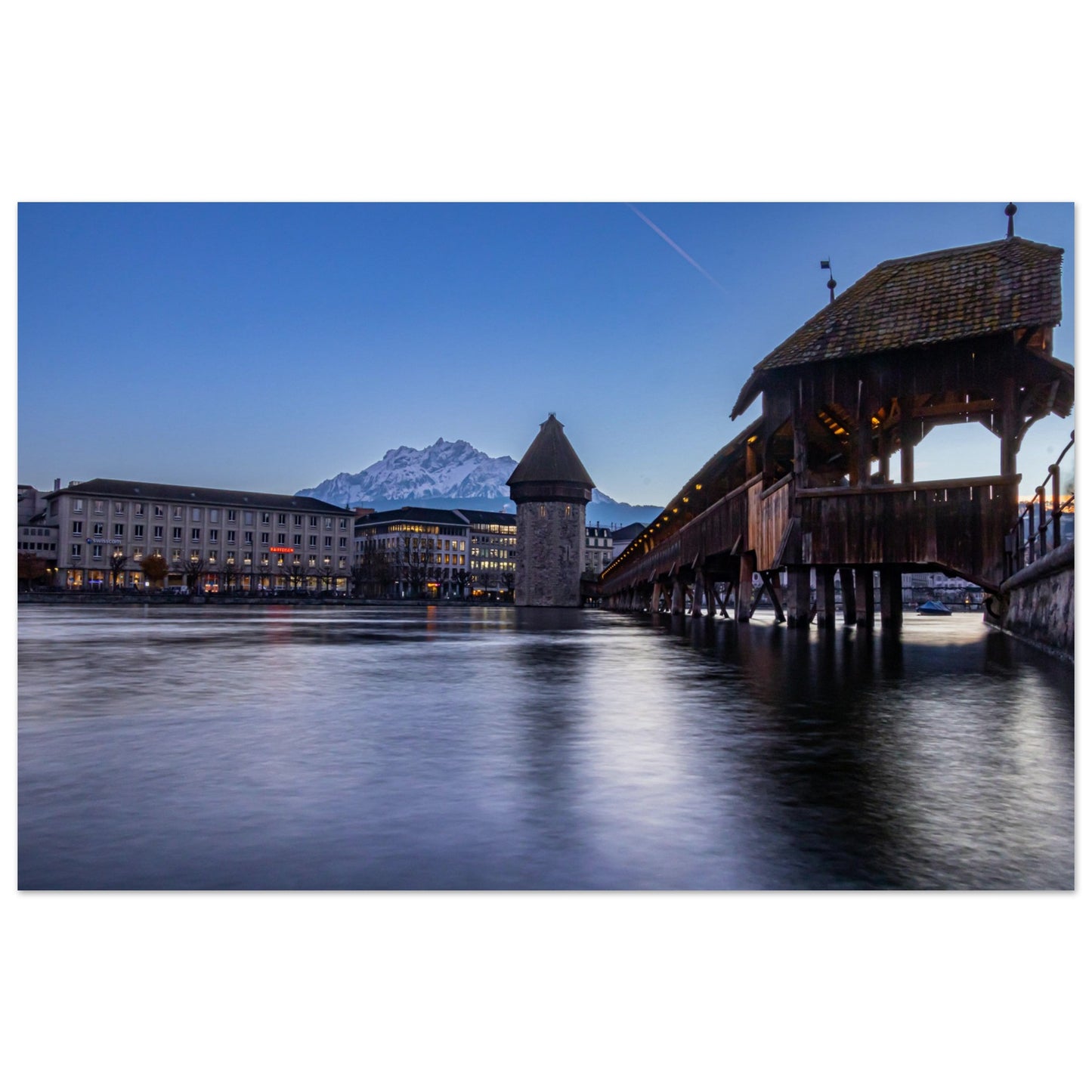 Kapellbrücke Luzern Premium Poster