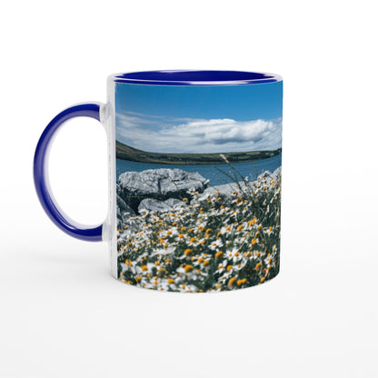 Flower magic on the seashore ceramic mug - various colors 