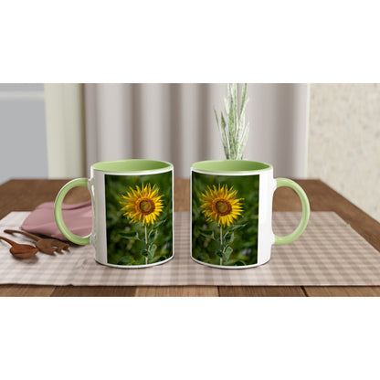 Sunflower Ceramic Mug - Various Colors 