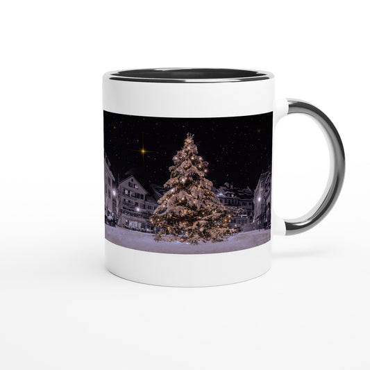 Weihnachtszauber Keramiktasse - Verschiedene Farben