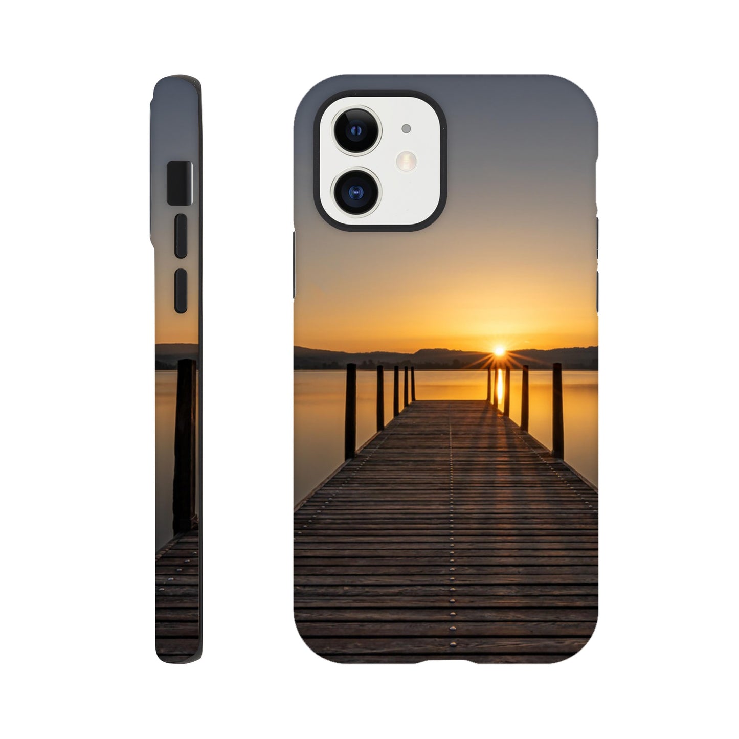 Sunrise on Lake Zug – Hard Shell Case Mobile Phone Case (Iphone or Samsung)