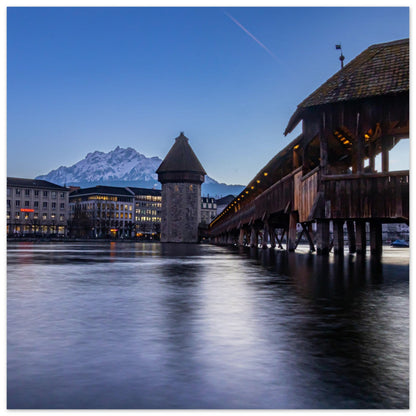 Kapellbrücke Luzern Premium Poster