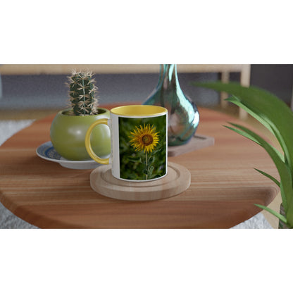 Sunflower Ceramic Mug - Various Colors 