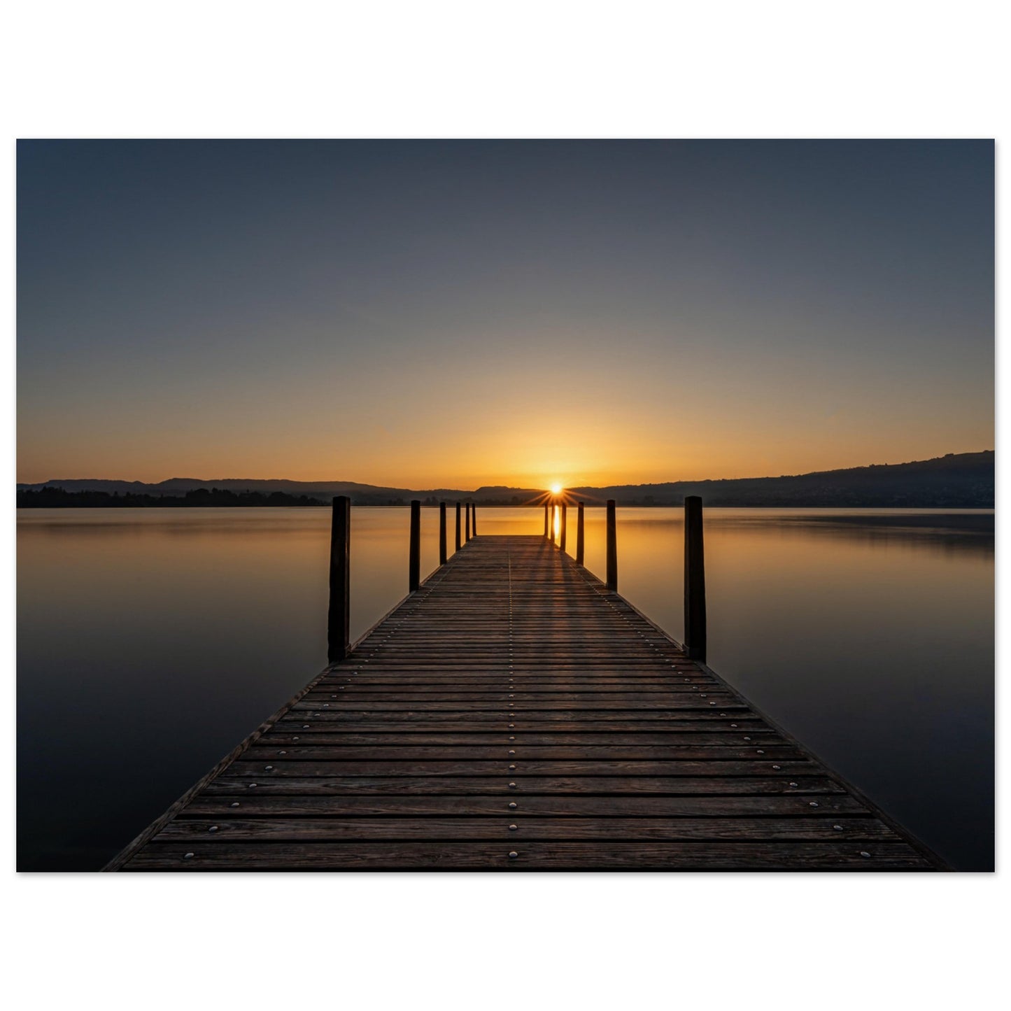 Sunrise on Lake Zug - Premium Poster