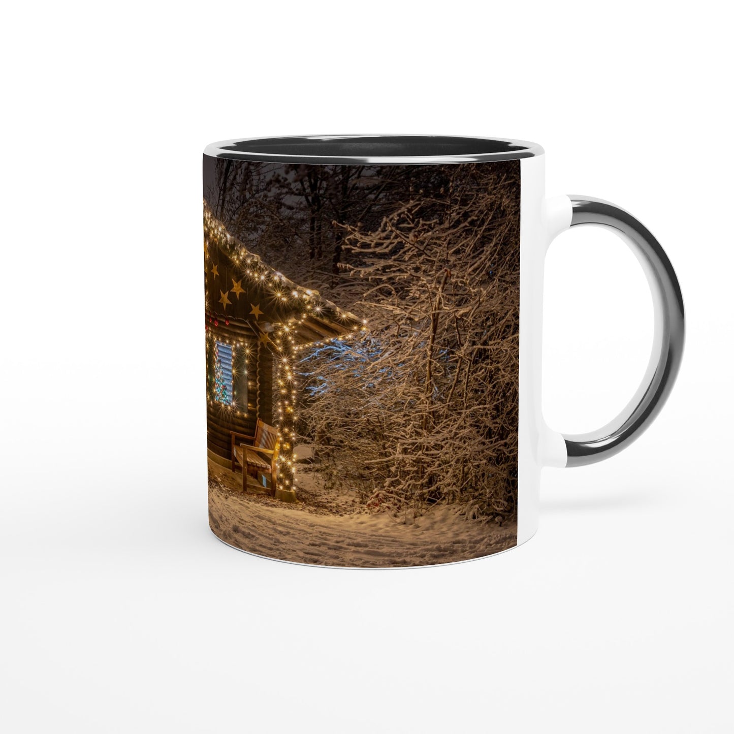 Dreamy Cottage in Advent Ceramic Mug - Various Colors