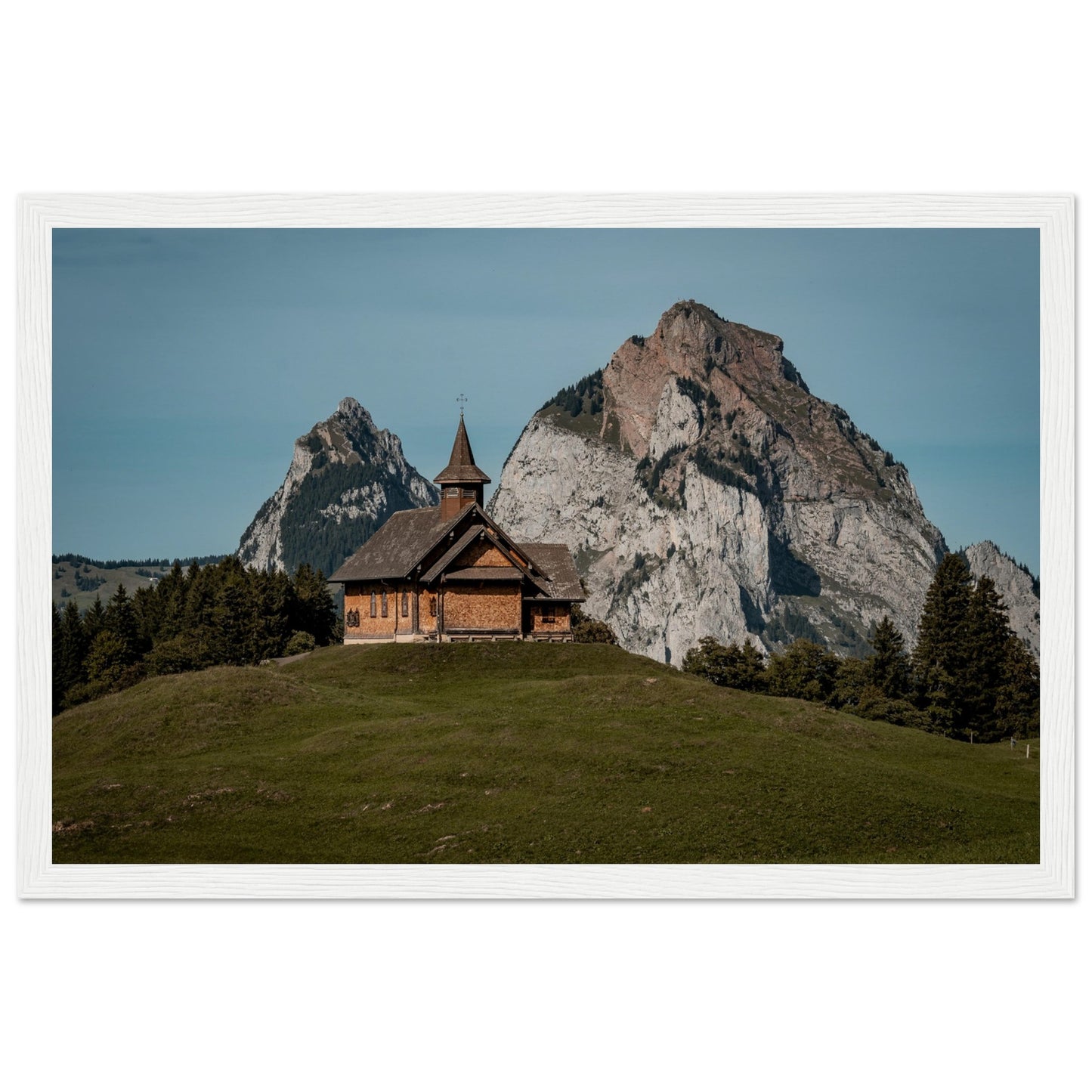 Stooskapelle - Widrol - Poster with wooden frame 