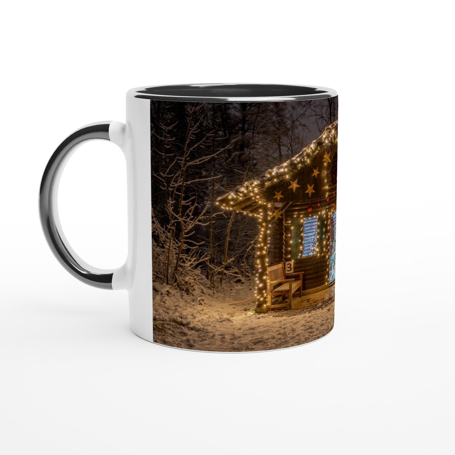 Dreamy Cottage in Advent Ceramic Mug - Various Colors