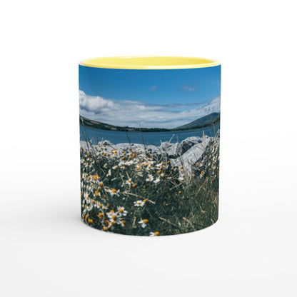 Flower magic on the seashore ceramic mug - various colors 