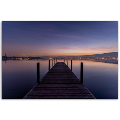 Sunrise Lake Zug - Premium Poster