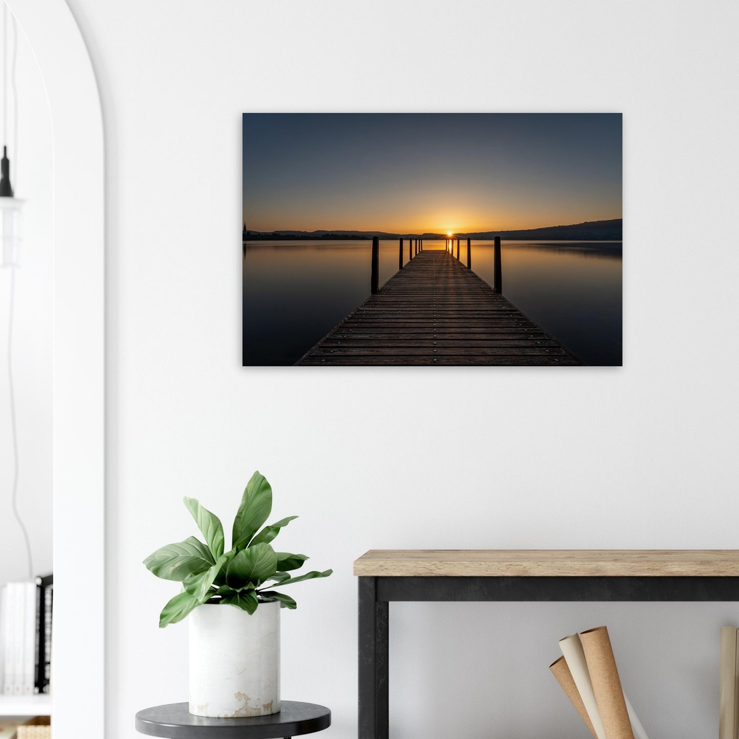 Sunrise on Lake Zug - Premium Poster