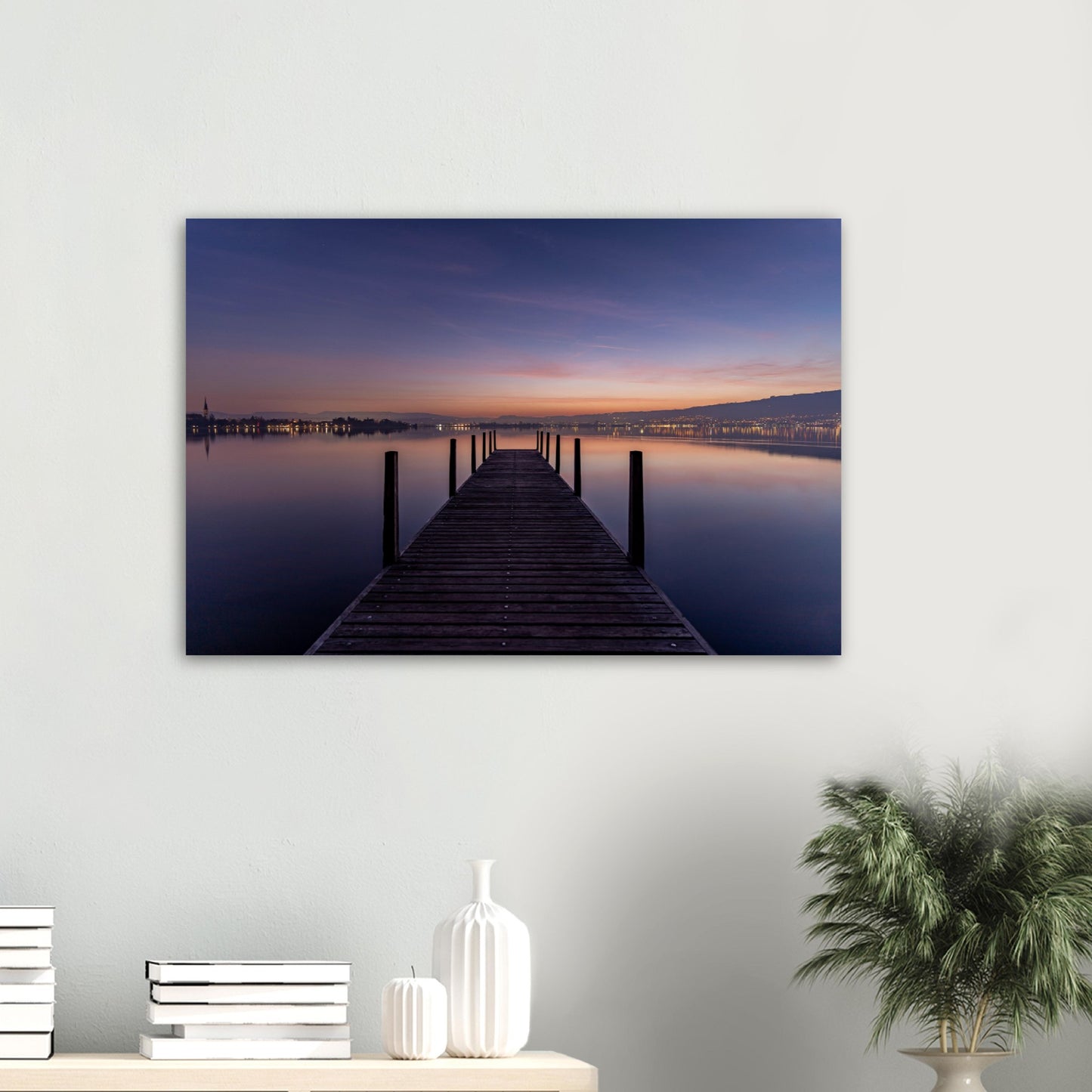 Sunrise Lake Zug - Premium Poster