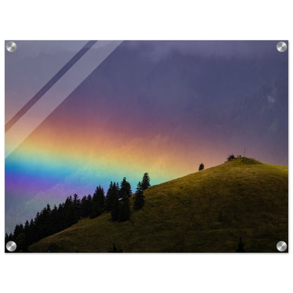Regenbogen Acrylglasdruck