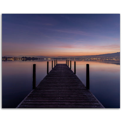 Sunrise Lake Zug - Premium Poster