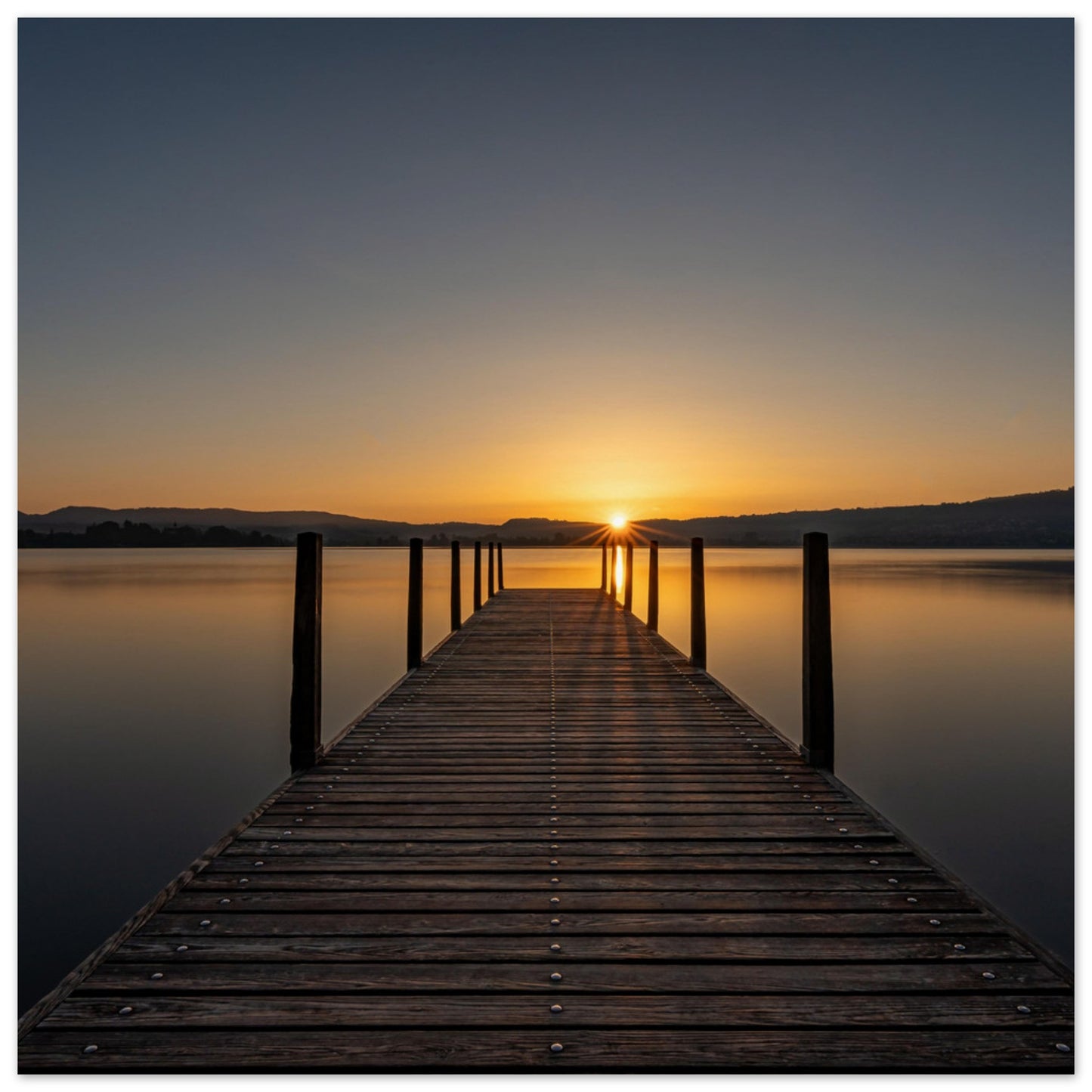 Sunrise on Lake Zug - Premium Poster